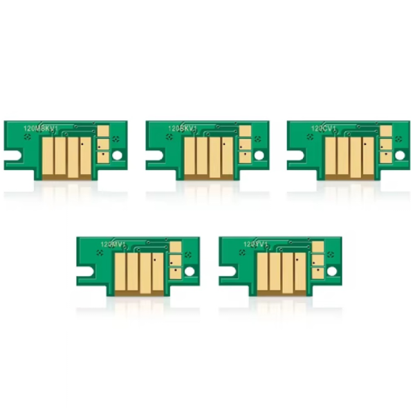 Puces ARC (Auto-Reset) Canon PFI-120 - Pack 5 Couleurs